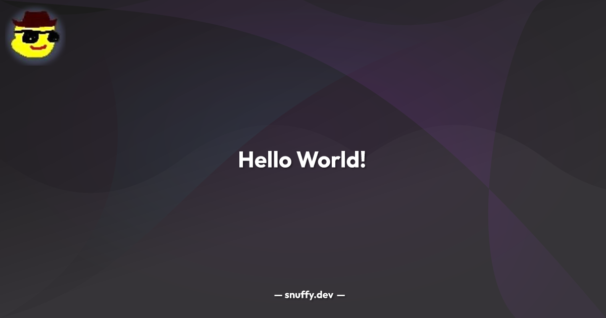 Hello World!